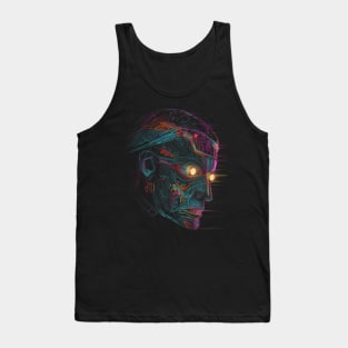 Techno Future - Cyberpunk Dystopia Tank Top